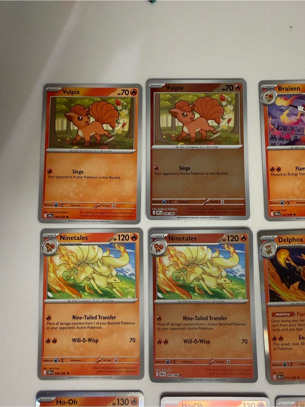 Pokemon Chaos Rising Fire Type Card Lot - Picture 2 of 6